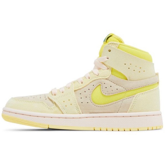 Size 10 Nike Zoom Air High-Tops - Yellow and White (Worn Once) - Picture 7 of 13